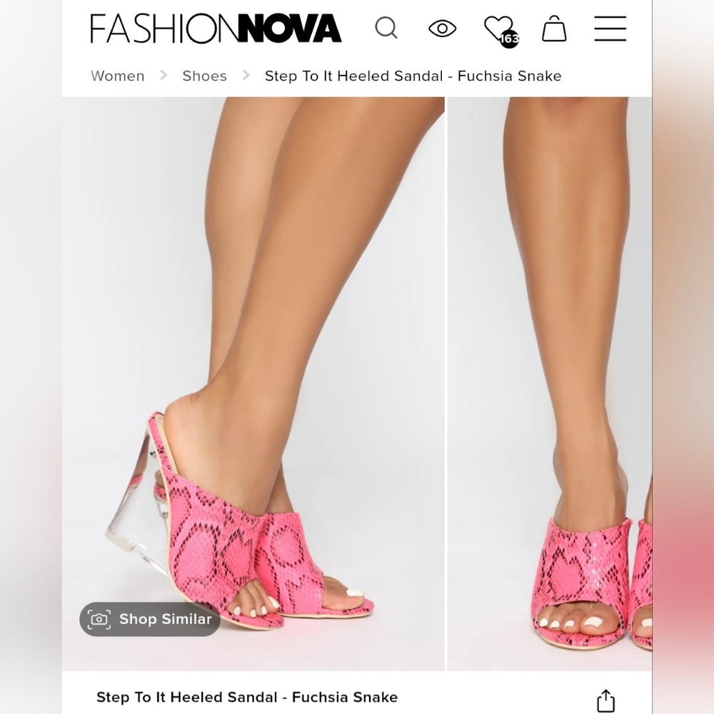 Fuchsia animal print pumps